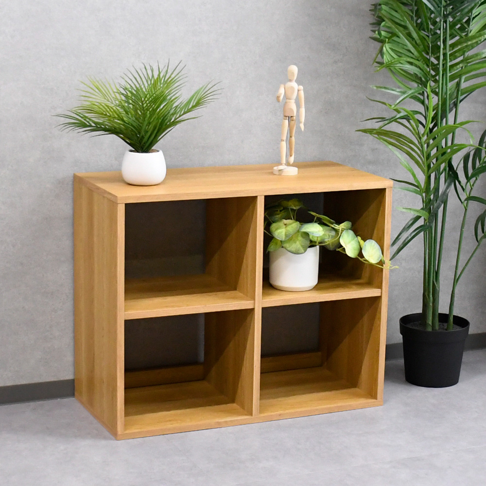 完成品 オープンラック シェルフ 86cm ベージュ 収納 アウトレット家具 mobler F0726B