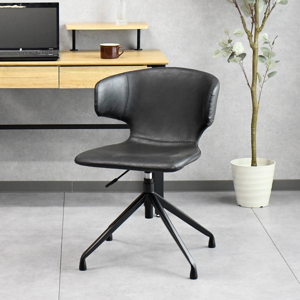 昇降回転付きチェア ダイニングチェア OB27G [アウトレット:撮影品]