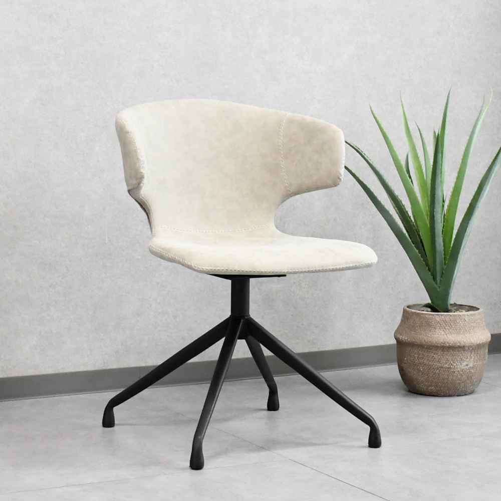 北欧デザイン ダイニングチェア 回転 椅子 OB20C [アウトレット:撮影品]