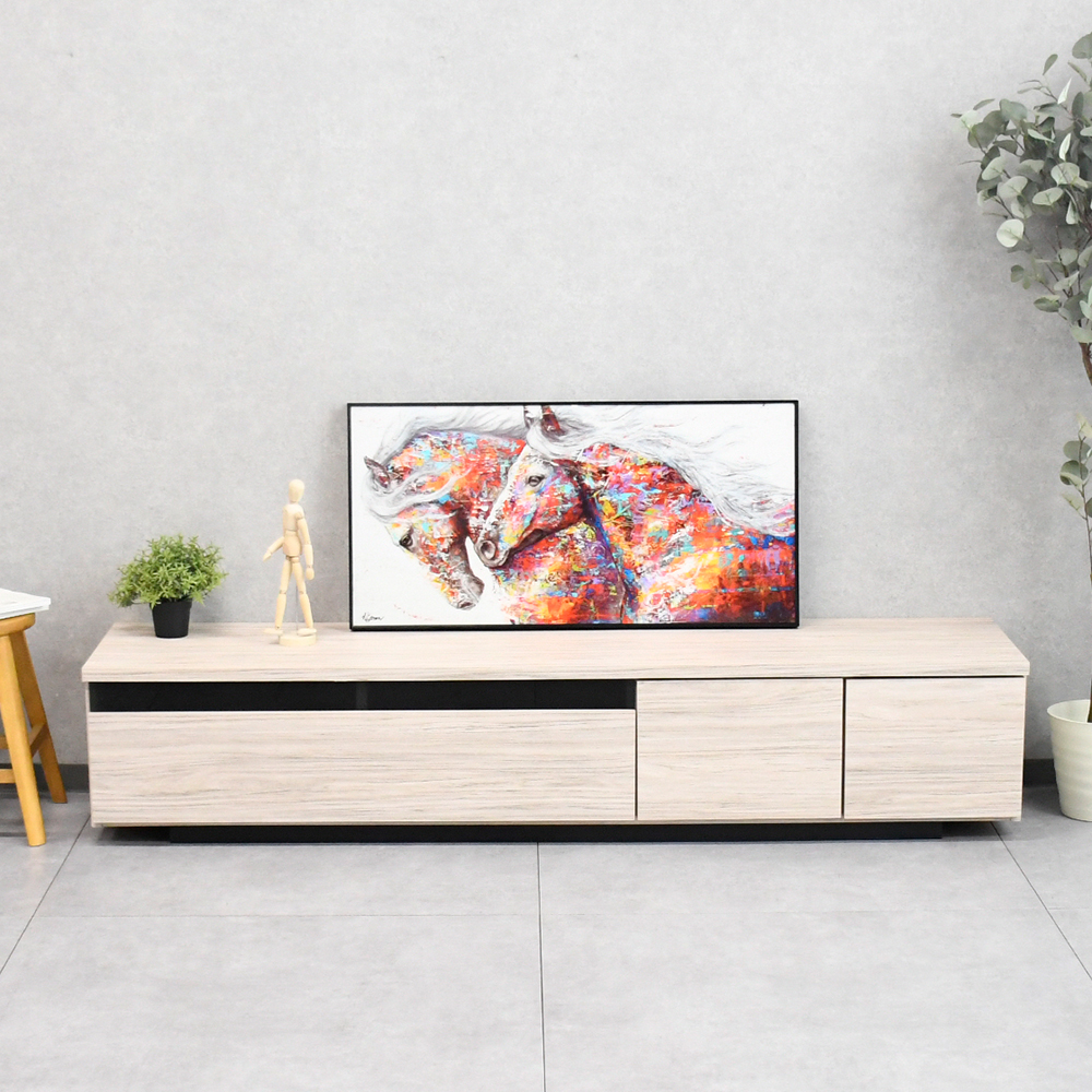 【アウトレット商品】 国産180cm幅テレビ台 完成品 アイボリー