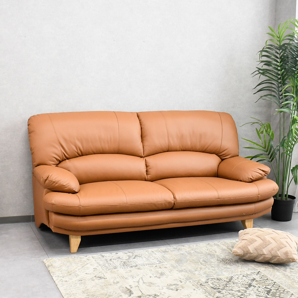 【アウトレット商品】 関家具 本革 スイート 3人掛けソファ