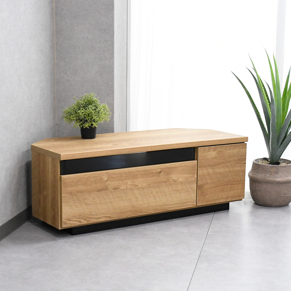 【アウトレット商品】 国産完成品100cm幅コーナーテレビ台 テレビボード FF5D