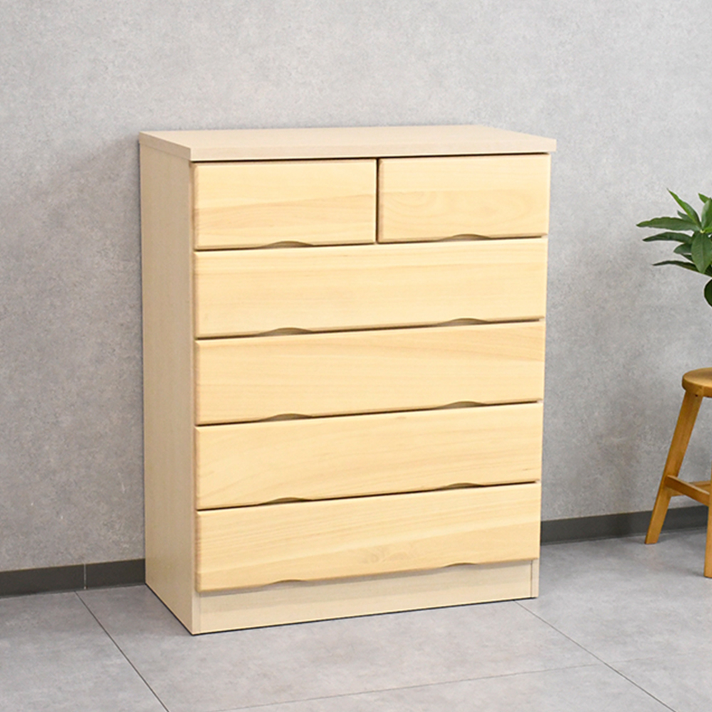 【アウトレット商品】 国産完成品80cm幅チェスト タンス ハイ