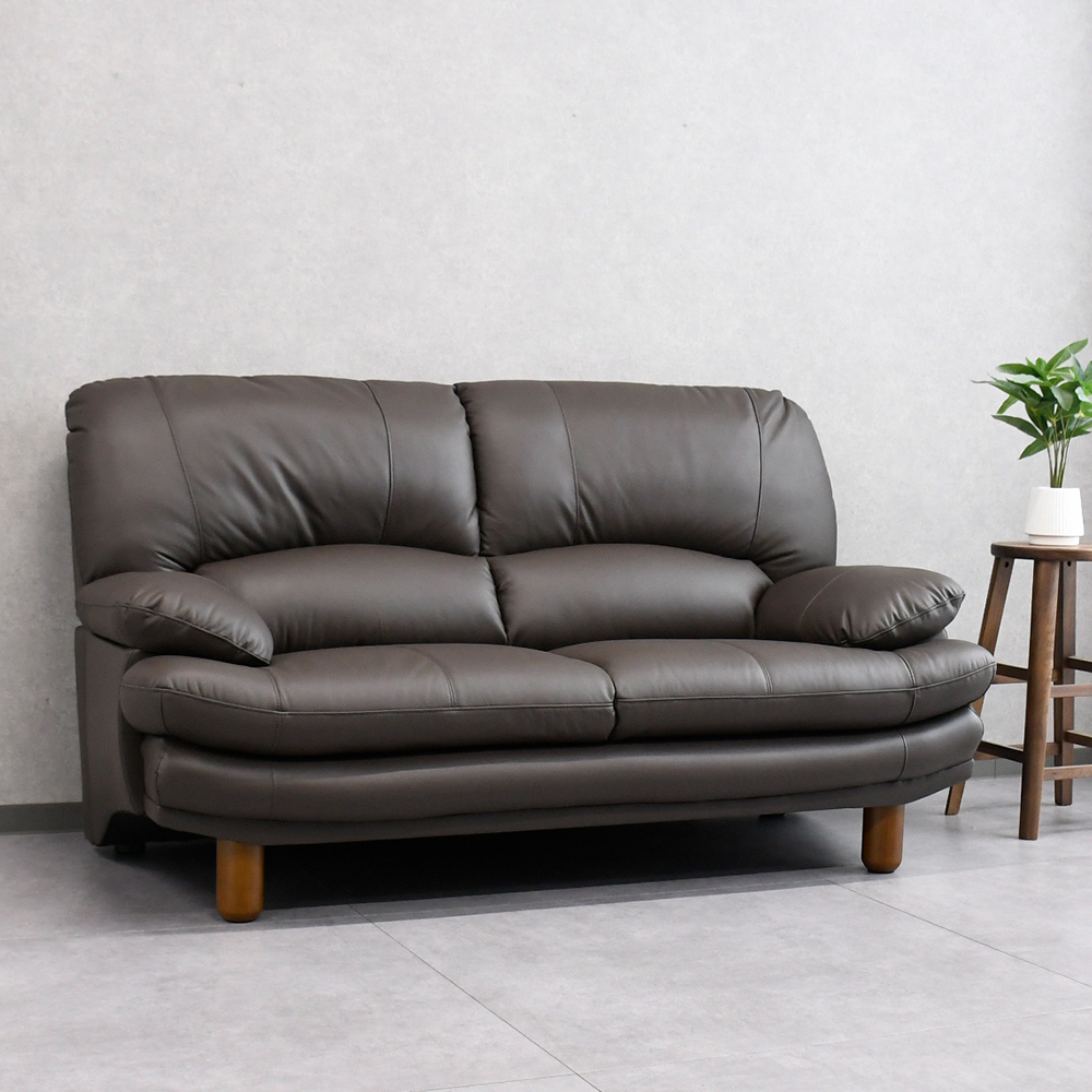 【アウトレット商品】 関家具 スイート 本革 2人掛けソファ 