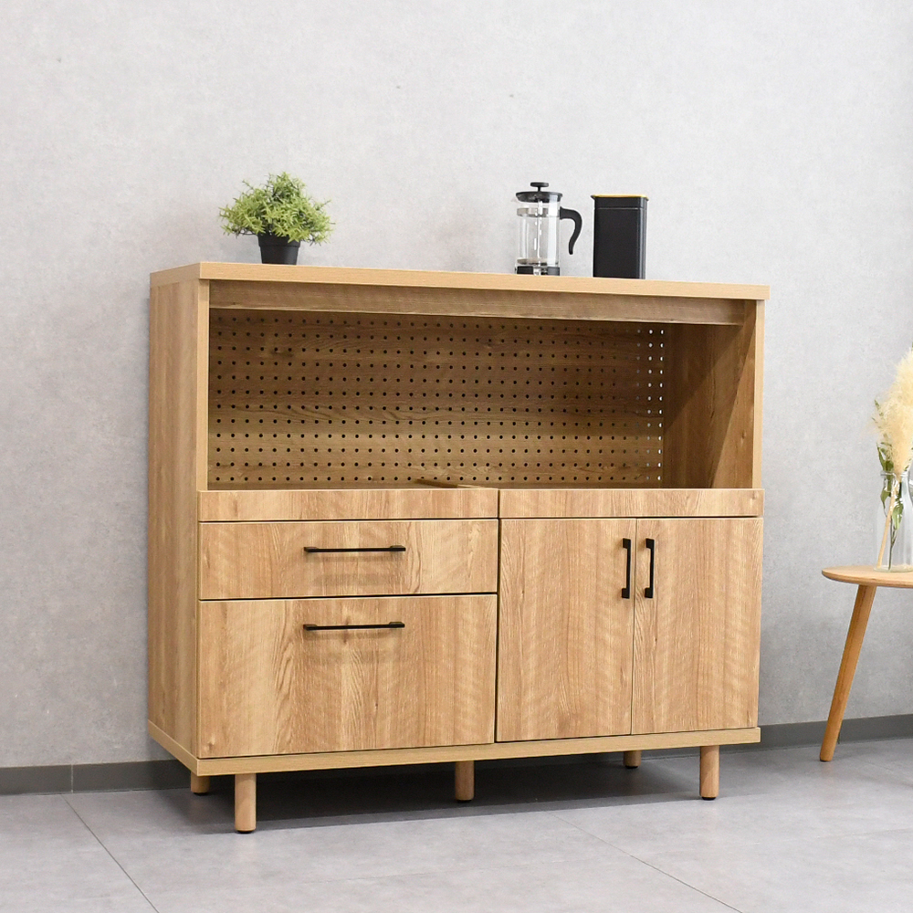 【アウトレット商品】国産半完成品120cm幅ハイキッチンカウンター