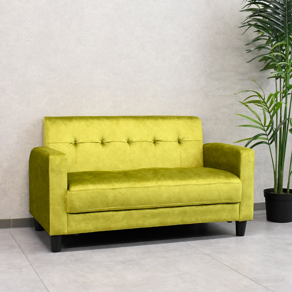 【アウトレット商品】 スムーステック生地コンパクト2人掛けソファ FD8B