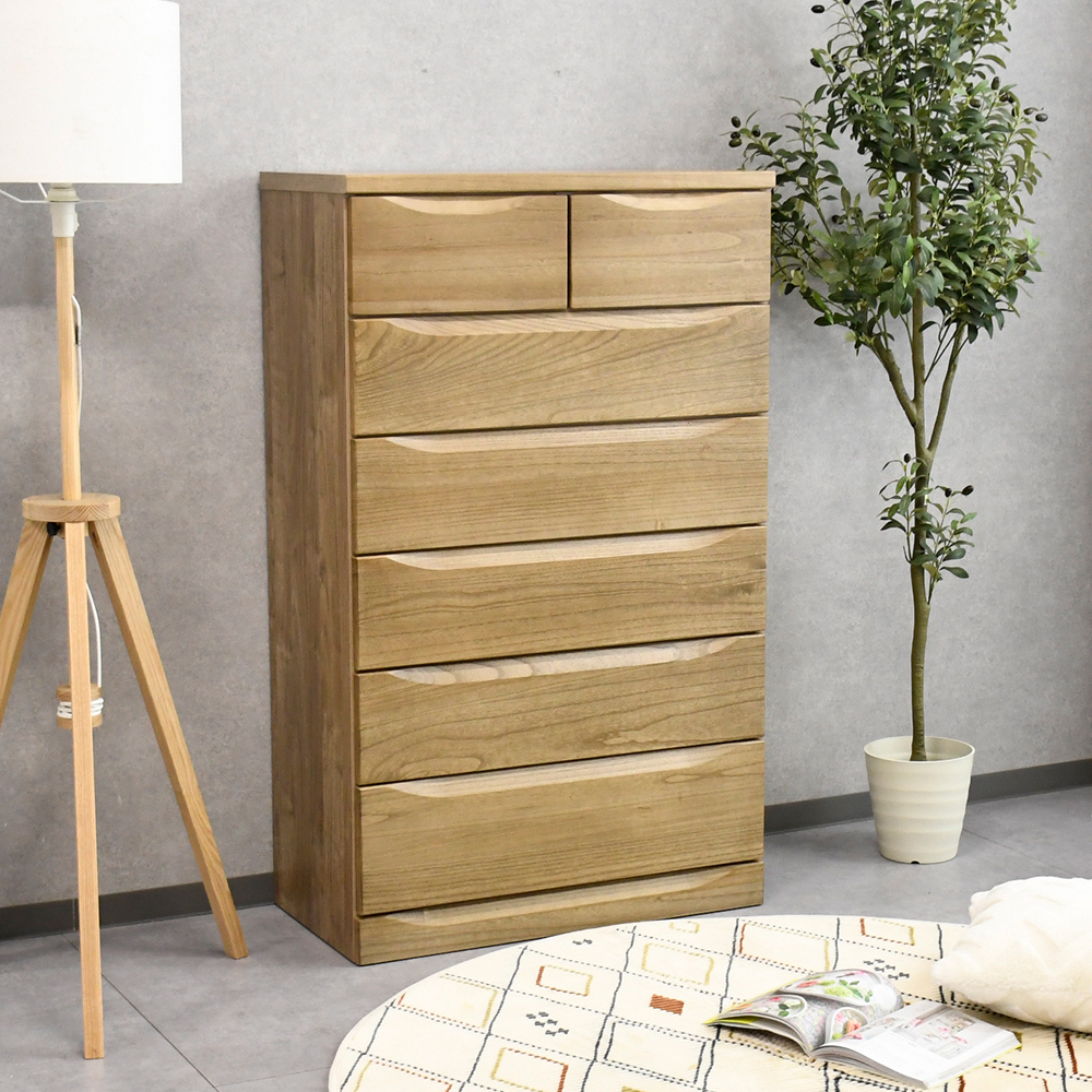 【アウトレット商品】 80cm幅国産桐材チェスト タンス 収納