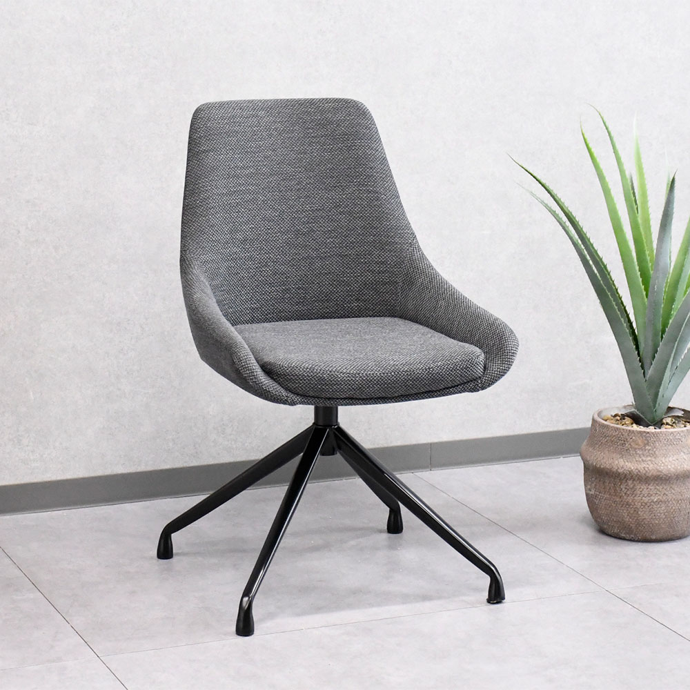 【アウトレット商品】 座面が分厚い回転式ダイニングチェア 椅子 FD30F