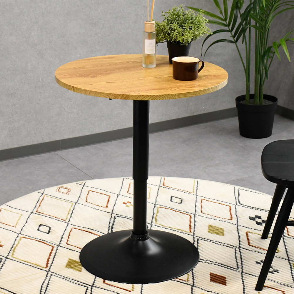 【アウトレット商品】 昇降式60cm幅カフェテーブル