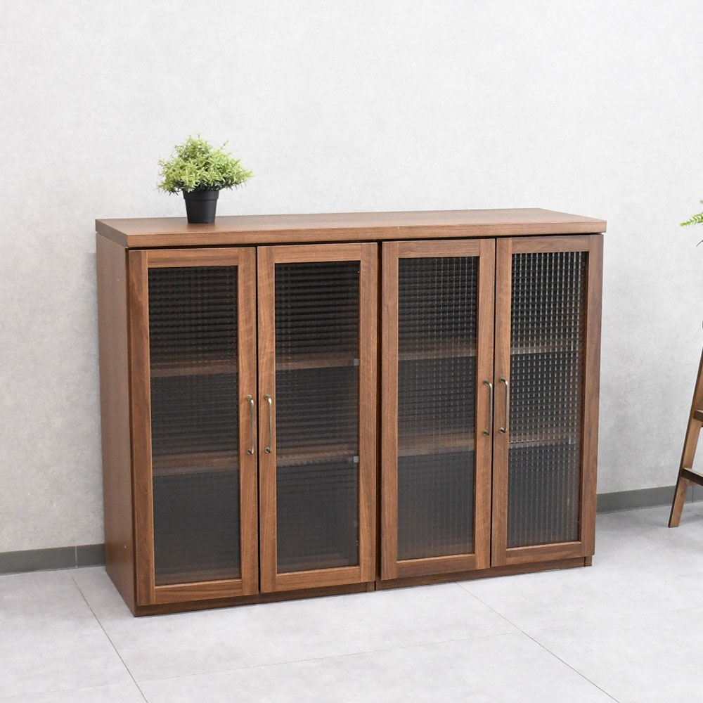 【アウトレット商品】国産完成品 120cm幅キッチンカウンター FE2B