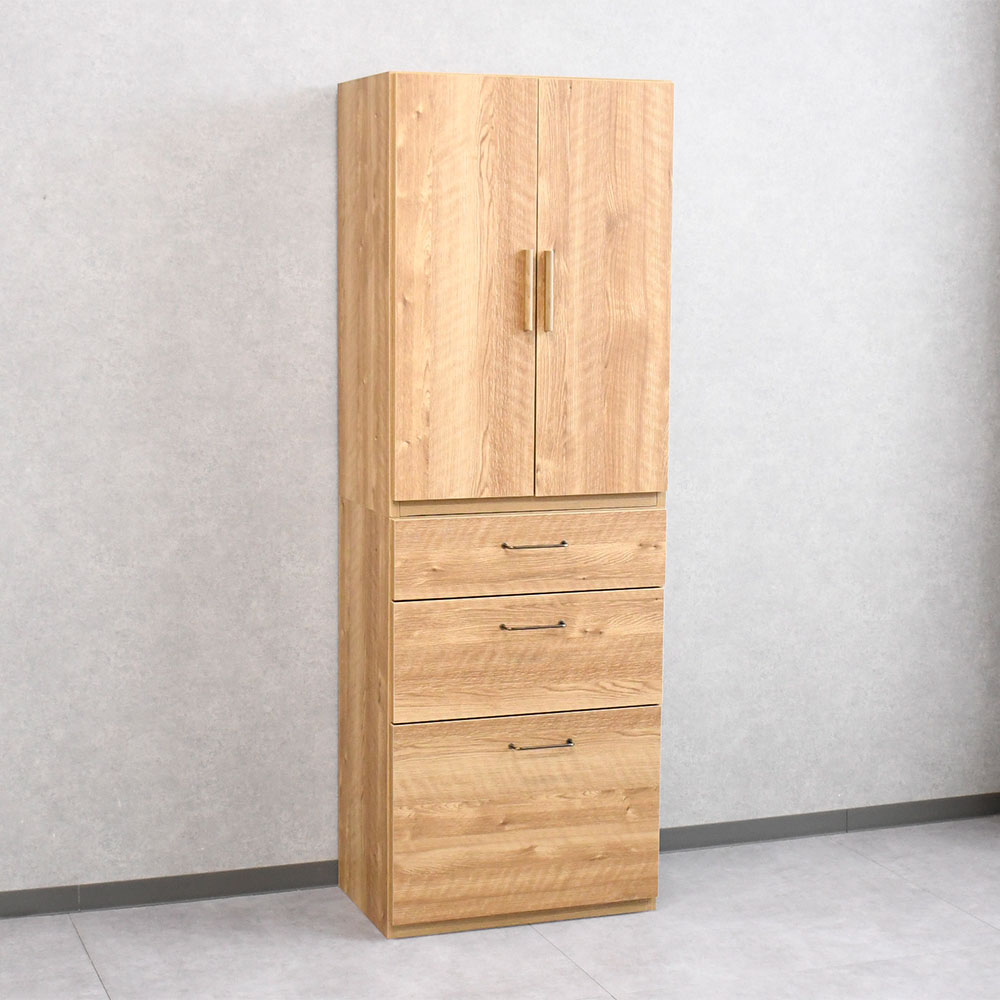 【アウトレット】 国産完成品60cm幅食器棚 キッチンボード FF25H