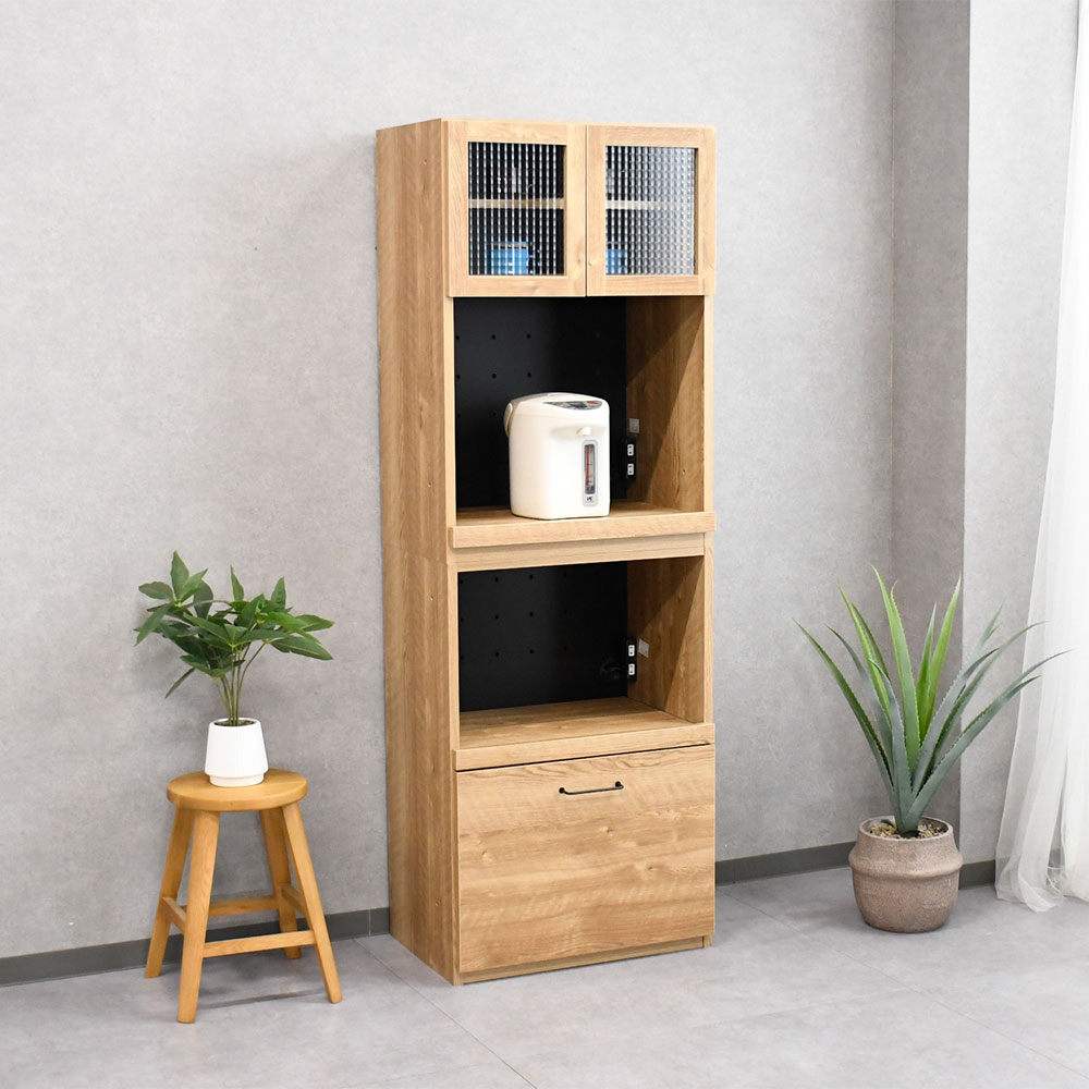 【アウトレット】 国産完成品60cm幅キッチンボード 食器棚 FF5E