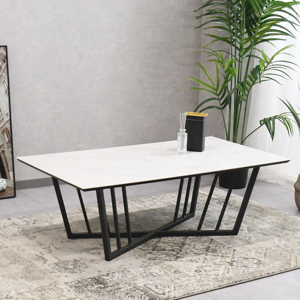 125cm幅セラミックローテーブル センターテーブル mobler