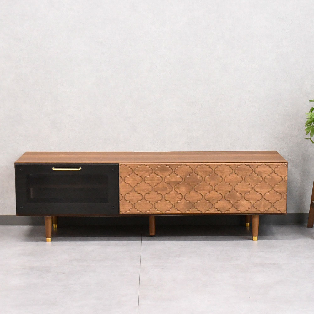 【アウトレット】アルダー無垢材国産130cm幅テレビ台 テレビボード  FG23F