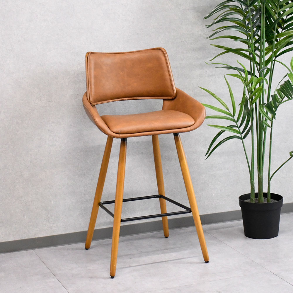 【アウトレット】北欧デザインハイチェア カウンターチェア FG24D 