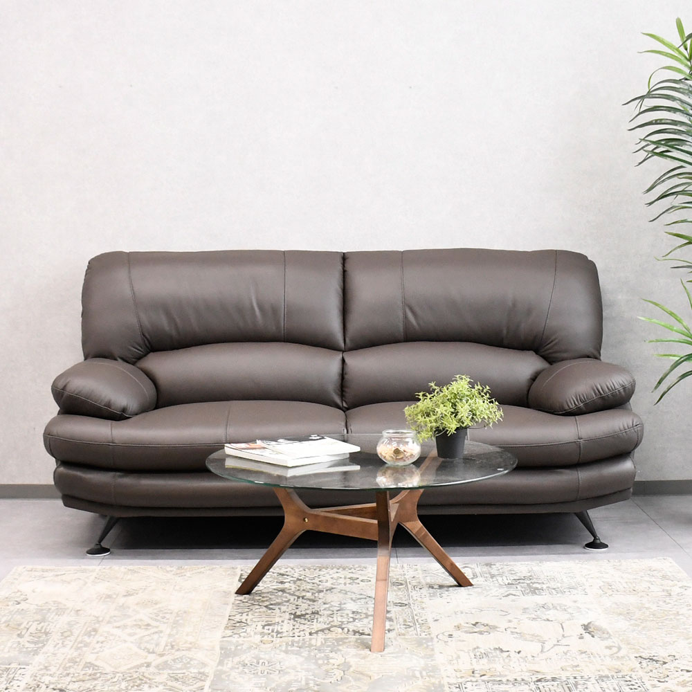 【アウトレット】本革3人掛けソファ 3人用 関家具 スイート FG29A