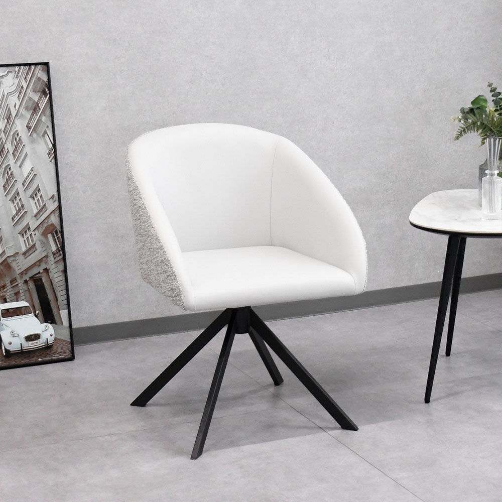 【新品アウトレット】回転付きラウンジチェア ダイニングチェア FG30F