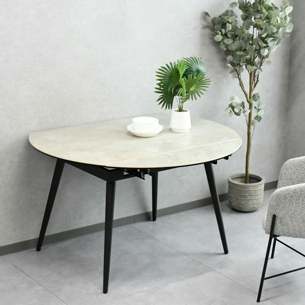 地域限定無料配送】新品ガーデンダイニングセット5点セット伸長式