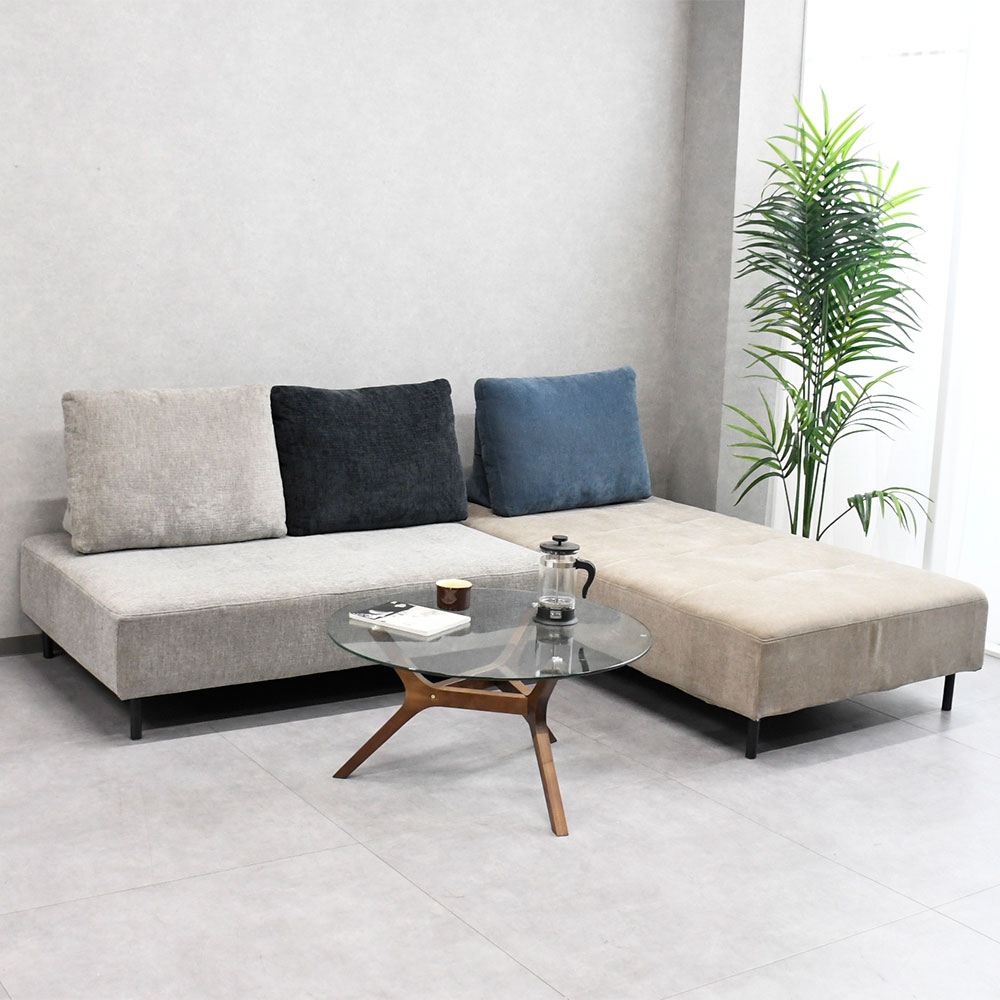 【新品アウトレット】 アイランドソファカウチソファ L字ソファ FH19A