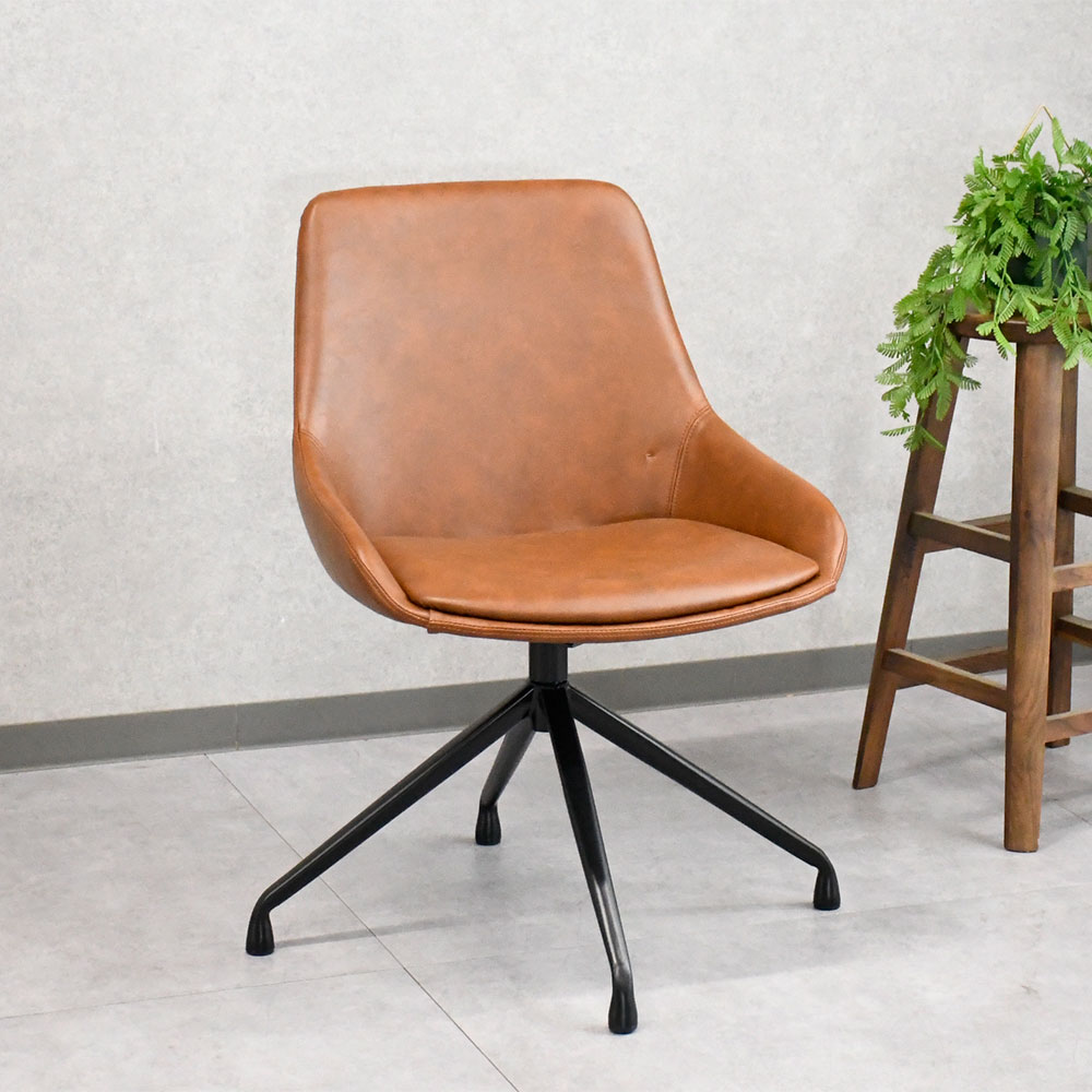 モダンデザイン回転式ダイニングチェアー OL17J [アウトレット:撮影品]