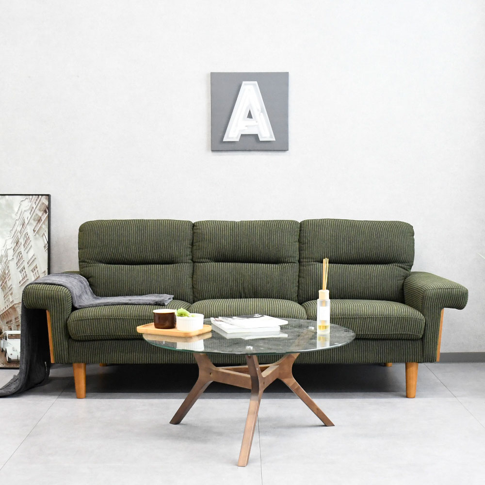 【新品アウトレット】北欧モダンデザイン3人掛けソファ FH26A