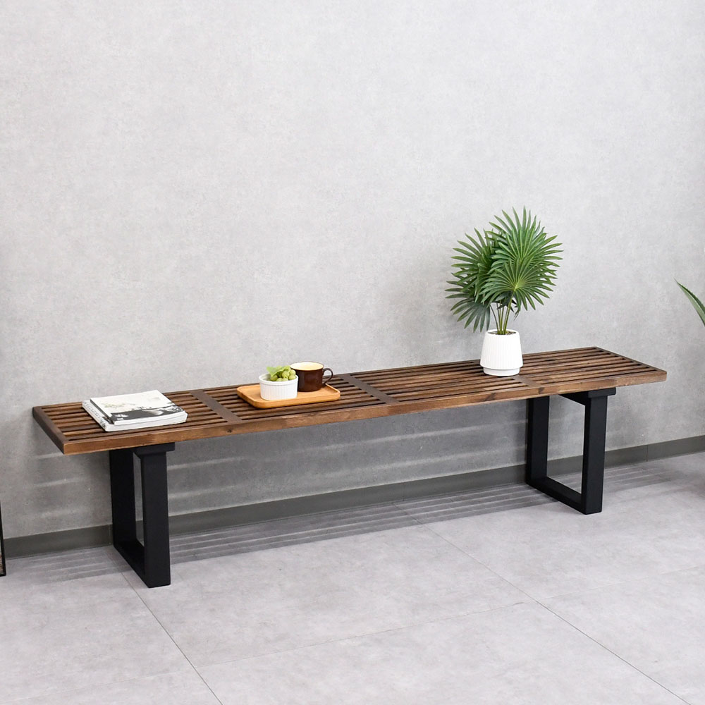 【新品アウトレット】アカシア無垢材180cm幅飾り棚 FH26I