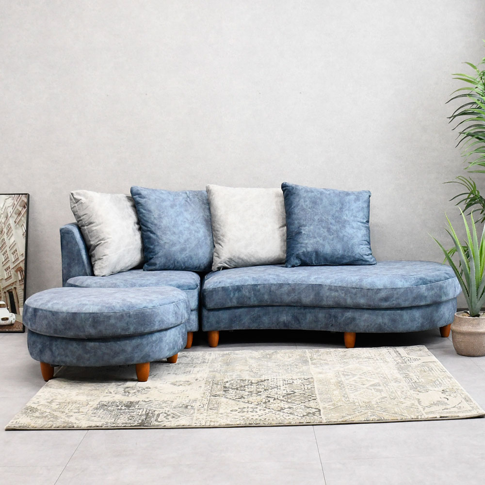 【新品アウトレット】スムーステックカウチソファ L字ソファ 3人掛け FH27E