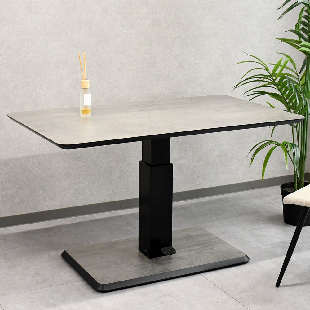 【新品アウトレット】120cm幅昇降テーブル リフティングテーブル センターテーブル FH28C