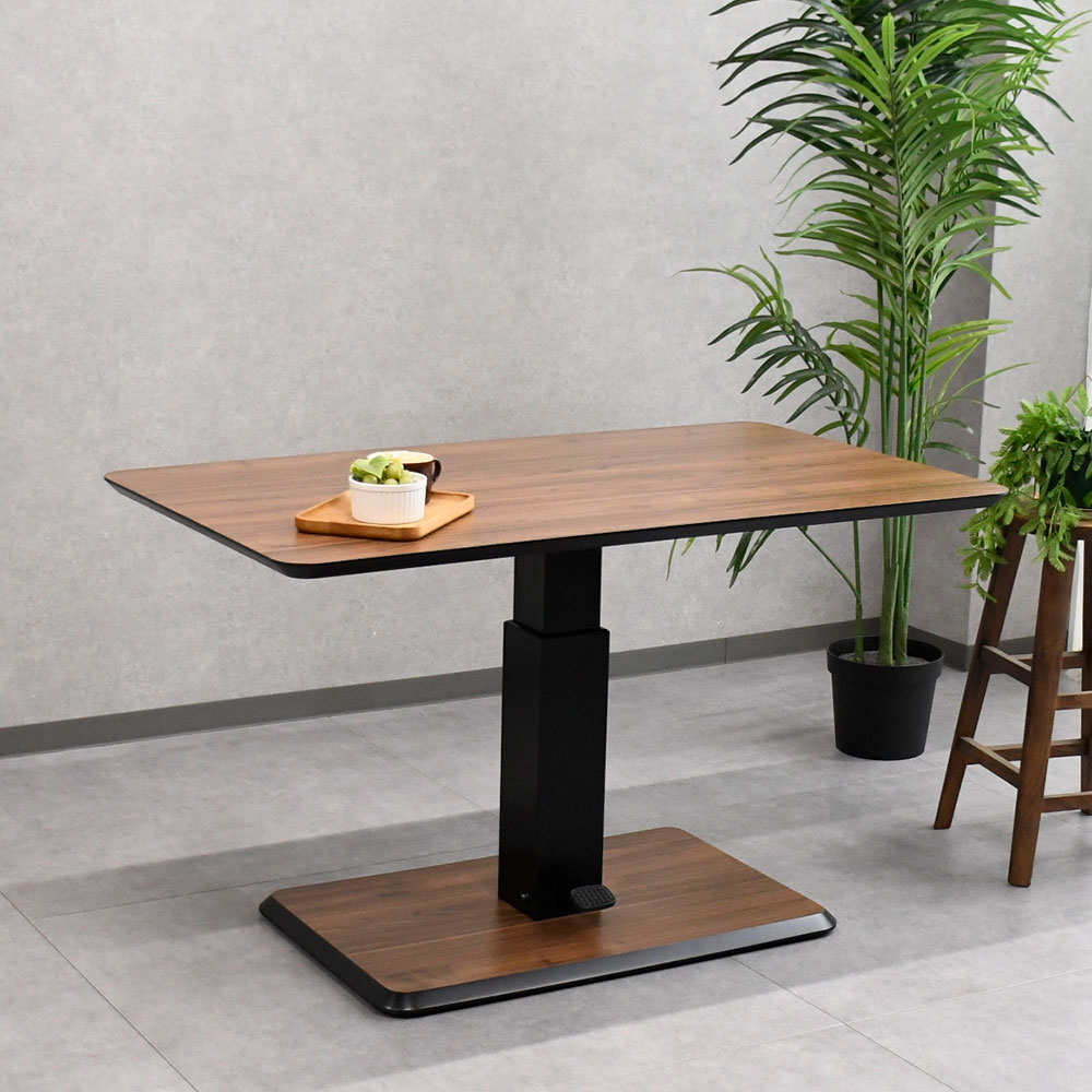 【新品アウトレット】120cm幅昇降テーブル リフティングテーブル センターテーブル FH28E