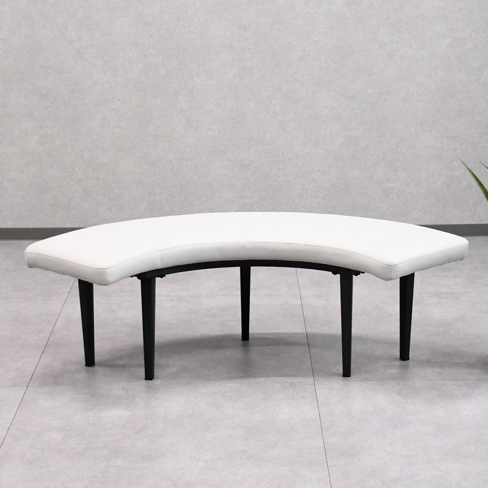 【アウトレット】 半円138cmベンチチェア 椅子 FH5A