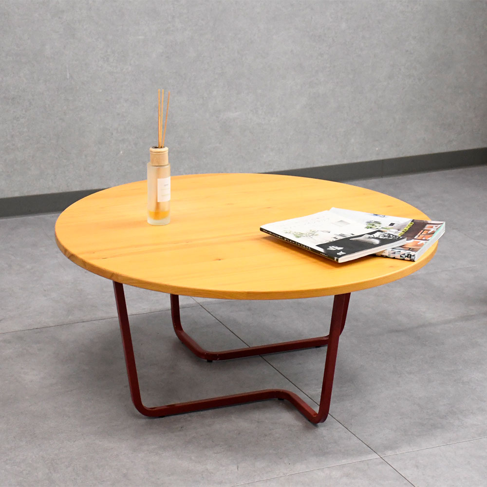 新品アウトレット】80cm幅の国産ヒノキローテーブル センターテーブル