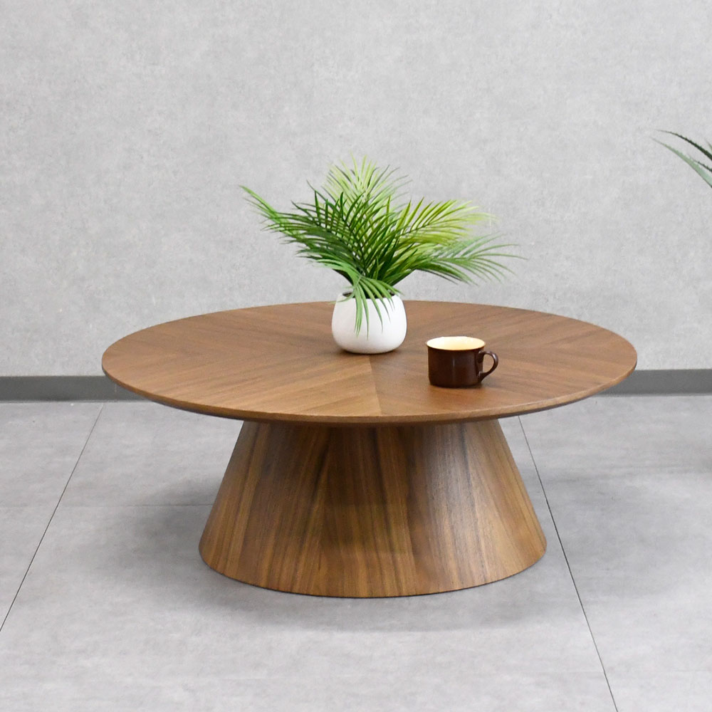 美品】ボート形（船形・トノー型）120cm幅 テーブル ウォールナット突