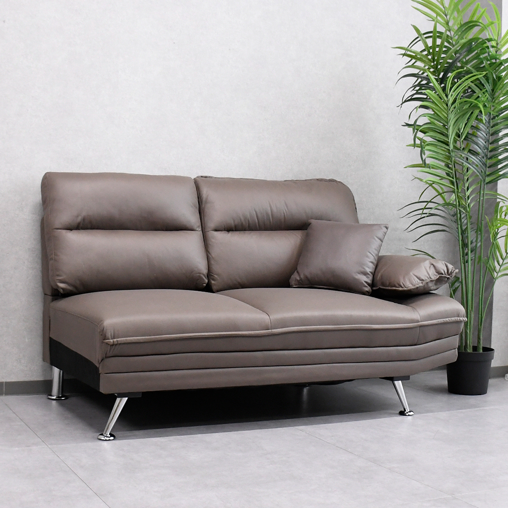 【アウトレット商品】 カウチソファ レザーファブリック 傷に強い 2人掛け