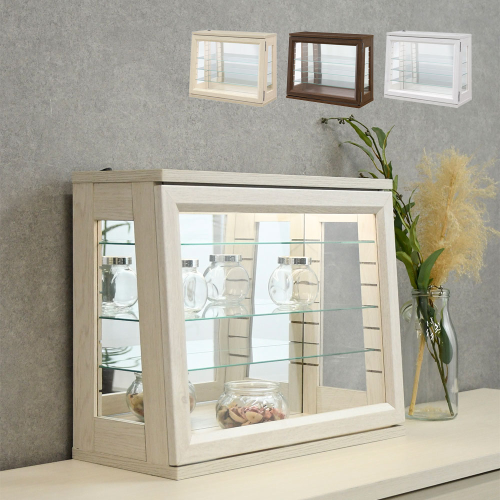 LED照明付き卓上コレクションケース ボード