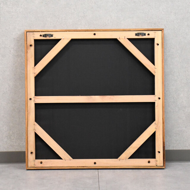 北欧ナチュラルスタイル古木リサイクルパインウッドパネル アート