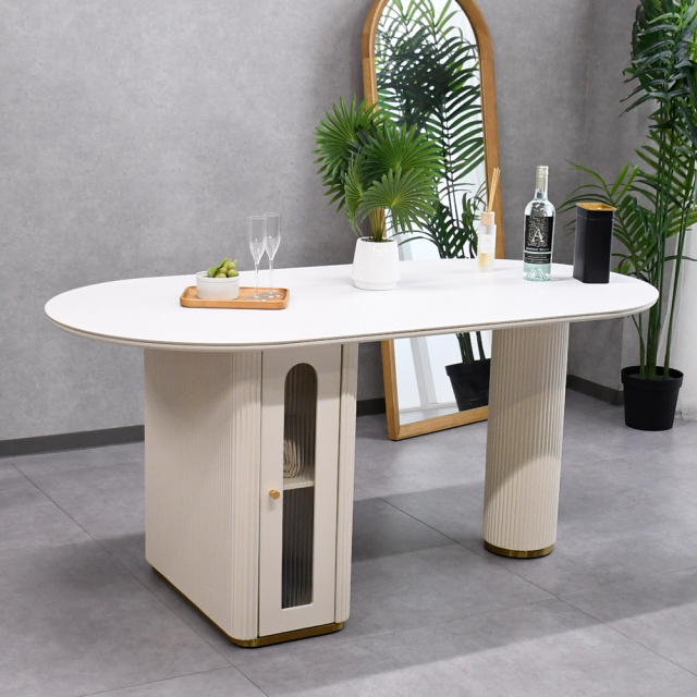 ダイニングテーブル単品 長方形150×80cm (emma E300) セラミック