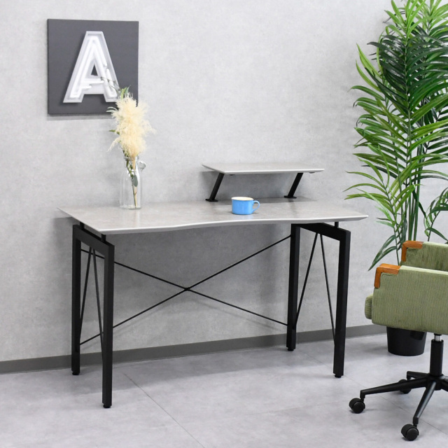 送料無料 振り分け 【新品】おしゃれ リボン取っ手 デスクテーブル  