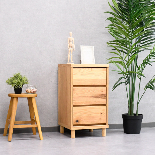 【新品アウトレット】 国産完成品ホワイトオーク40cm幅収納 OK11C