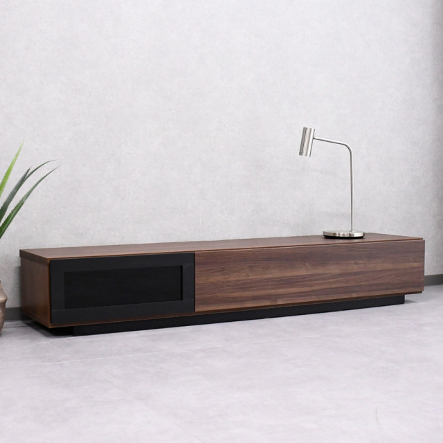 180cm幅日本製テレビボード 完成品 テレビ台 ブラウン F☆☆☆☆ エフフォースター お子様にも安心 おしゃれ シンプル アウトレット家具 激安 通販 F0730E