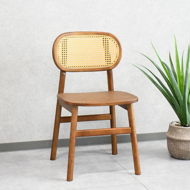 【アウトレット商品】 ダイニングチェア 椅子 ラタン調