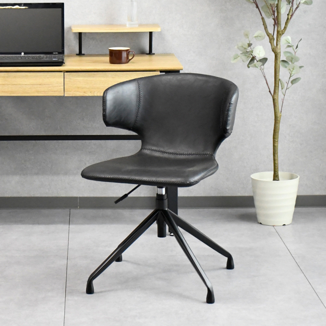 昇降回転付きチェア ダイニングチェア OB27G [アウトレット:撮影品]