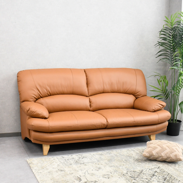 【アウトレット商品】 関家具 本革 スイート 3人掛けソファ