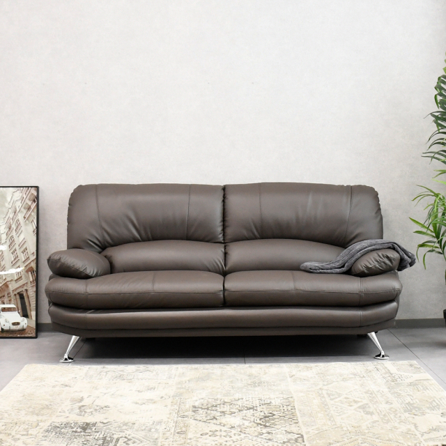 【アウトレット商品】 関家具 本革 スイート 3人掛けソファ
