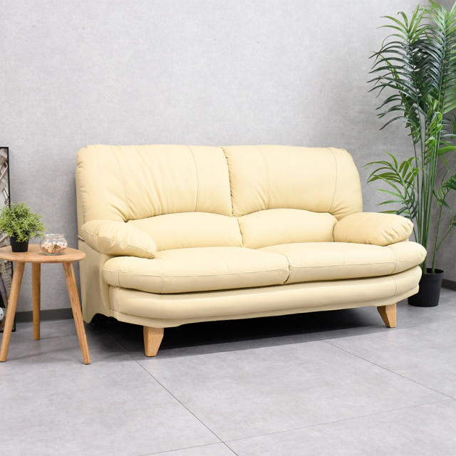 【アウトレット商品】 関家具 本革 スイート 3人掛けソファ