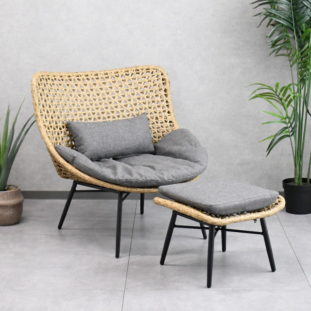 ランプ付き特大モルタルハウス ガーデンフィニチャーjtse