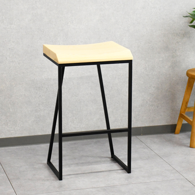 【アウトレット商品】ハイスツール カウンターチェア 無垢材 FG!E
