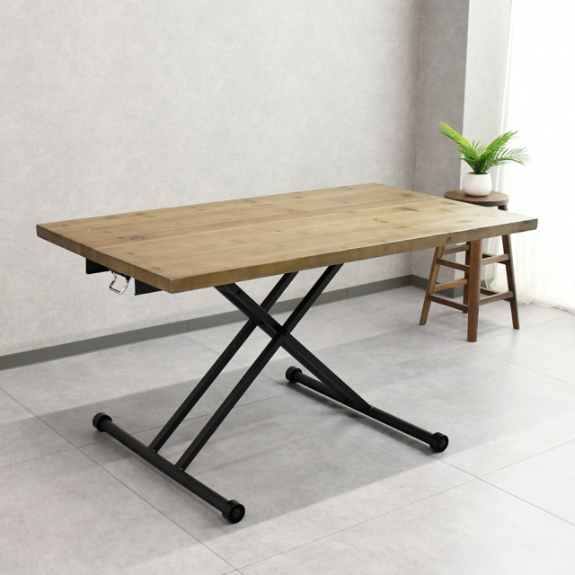 【アウトレット商品】 昇降式140cm幅テーブル