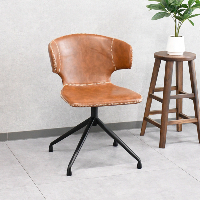 【アウトレット商品】 北欧モダンデザイン回転式ダイニングチェア FD15H