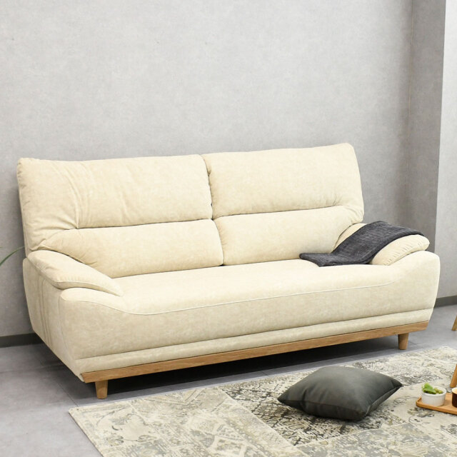 【アウトレット商品】スムーステック3人掛けソファ 汚れや傷に強い