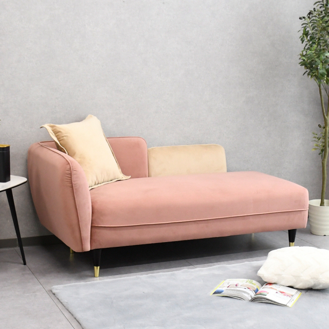 【アウトレット商品】 ベルベット調2人掛けソファ